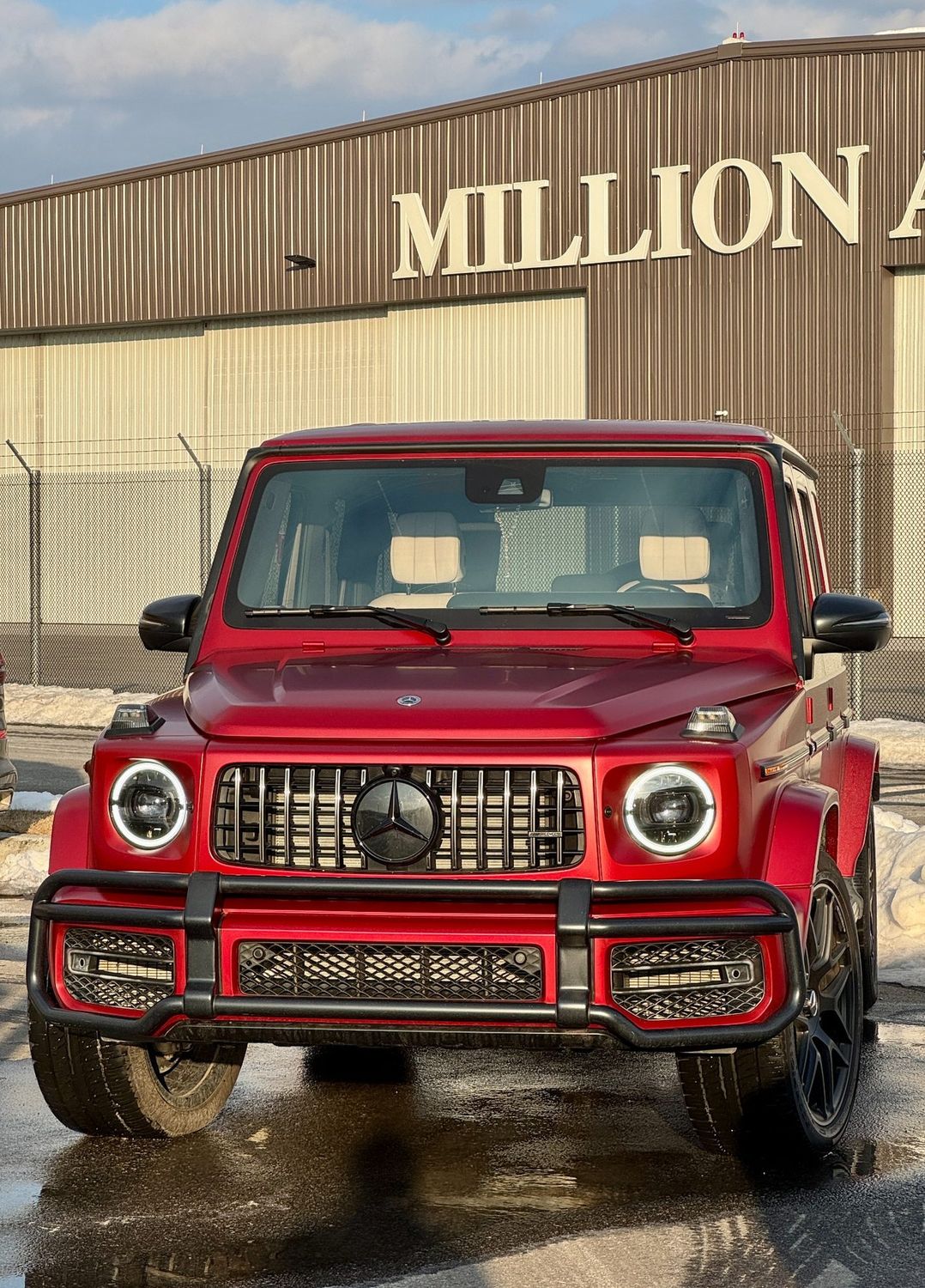Mercedes G-Wagon after full-body paint protection film installation