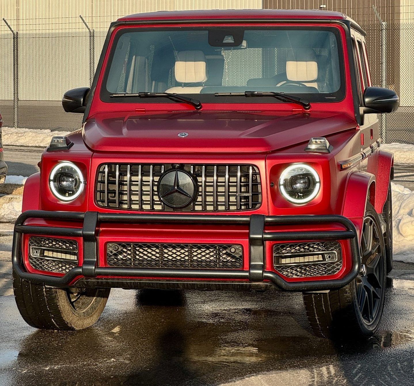 Mercedes G-Wagon protected with full-body stealth paint protection film in North Haven, Connecticut
