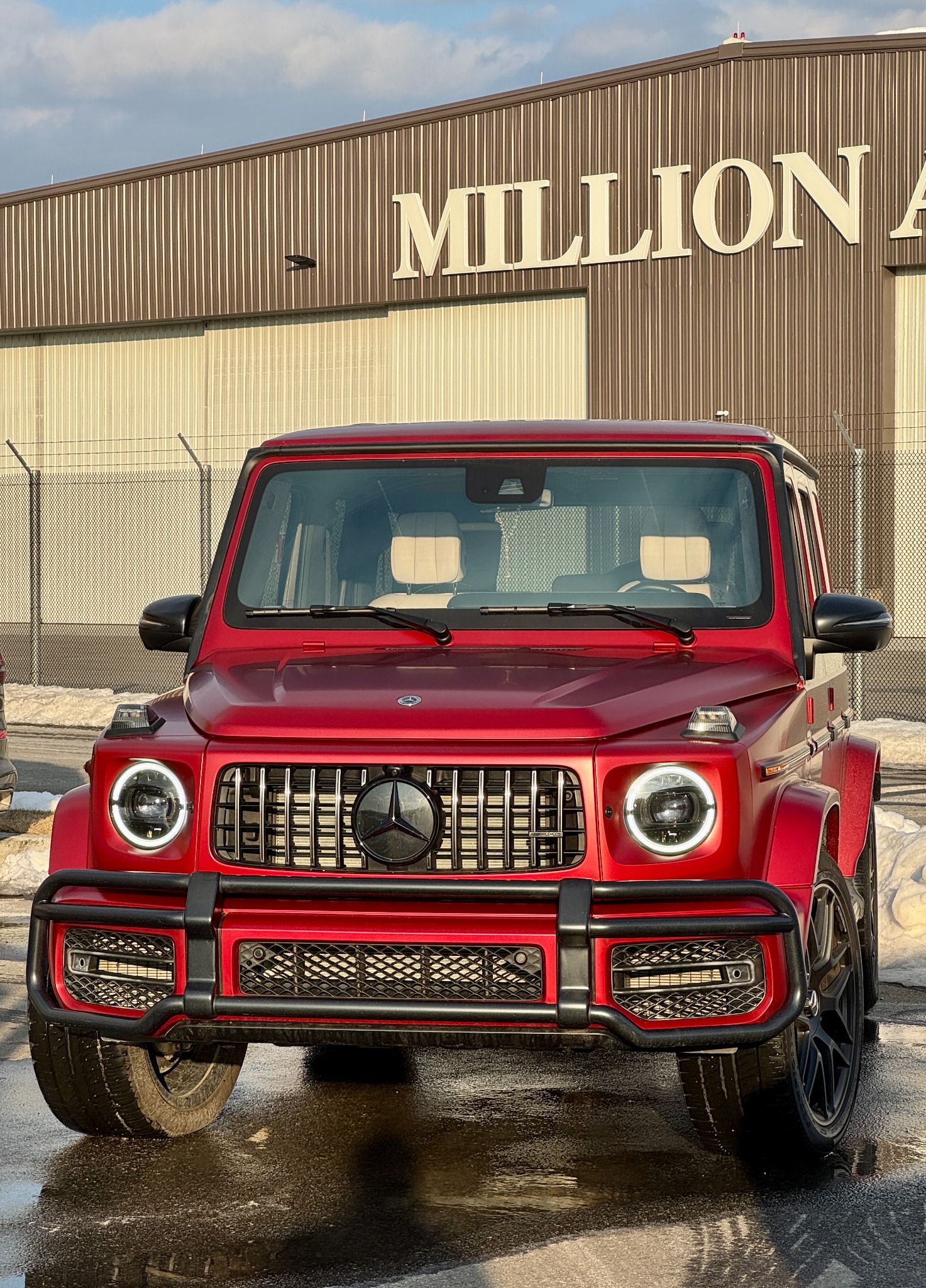 Mercedes G-Wagon with matte paint protected by full body stealth PPF in North Haven Connecticut
